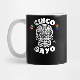 Cinco De Gayo LGBT Skull Design Mug